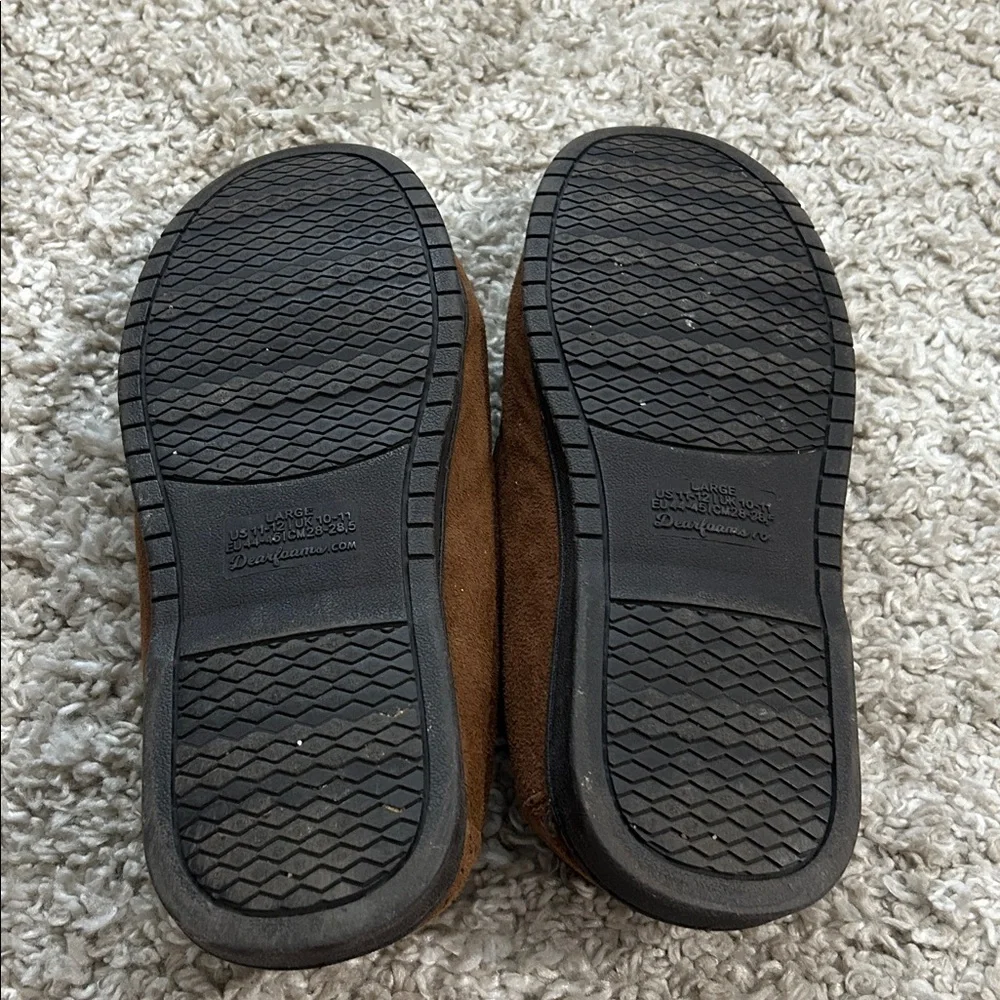 Dr. Scholl's Men's Tan Suede Perforated Slip-On Loafers - Picture 2 of 4